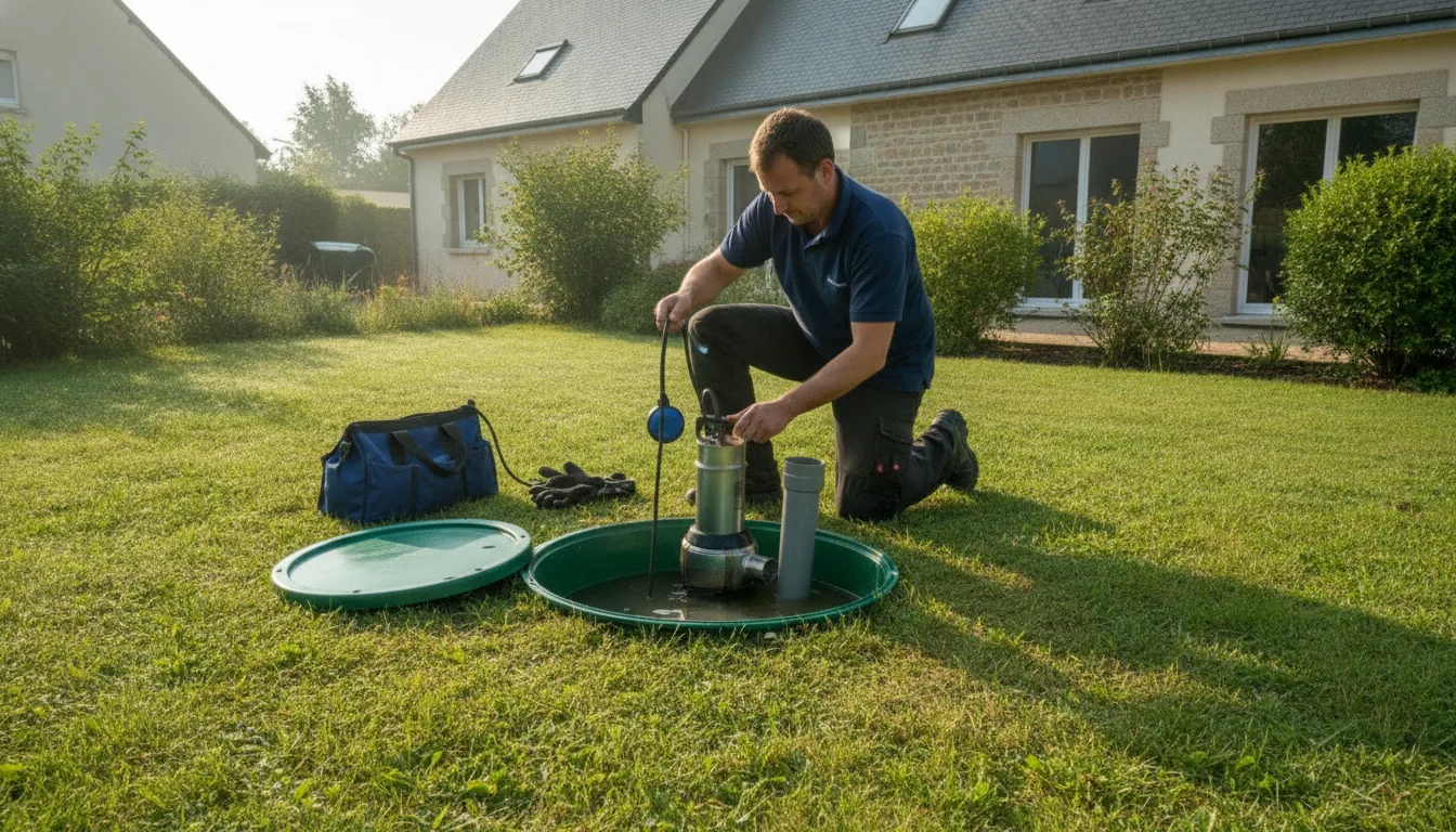 Dépannage pompe de relevage Port-Saint-Père – méthode / geste technique